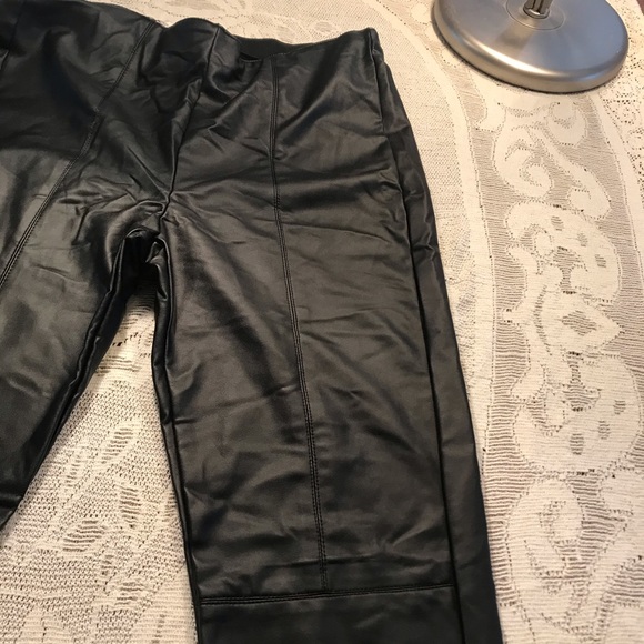 Love tree faux leather pants M - Picture 5 of 7